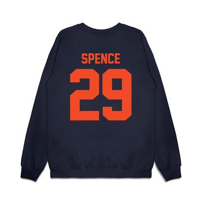 Virginia - NCAA Football : Chris Spence - Vintage Helmet Premium Crewneck Sweatshirt-1