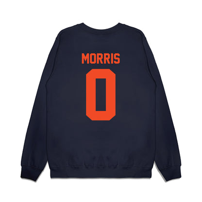 Virginia - NCAA Football : Ja'Maric Morris - Vintage Helmet Premium Crewneck Sweatshirt-1