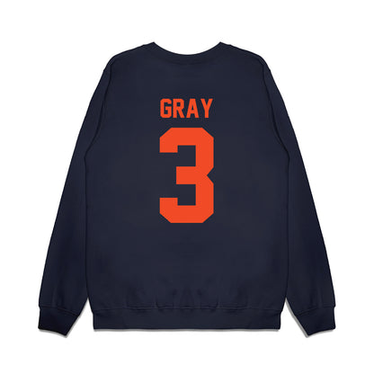 Virginia - NCAA Football : Kevon Gray - Vintage Helmet Premium Crewneck Sweatshirt-1