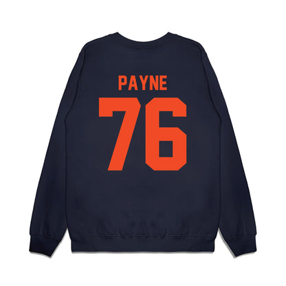 Virginia - NCAA Football : Alex Payne - Vintage Helmet Premium Crewneck Sweatshirt-1