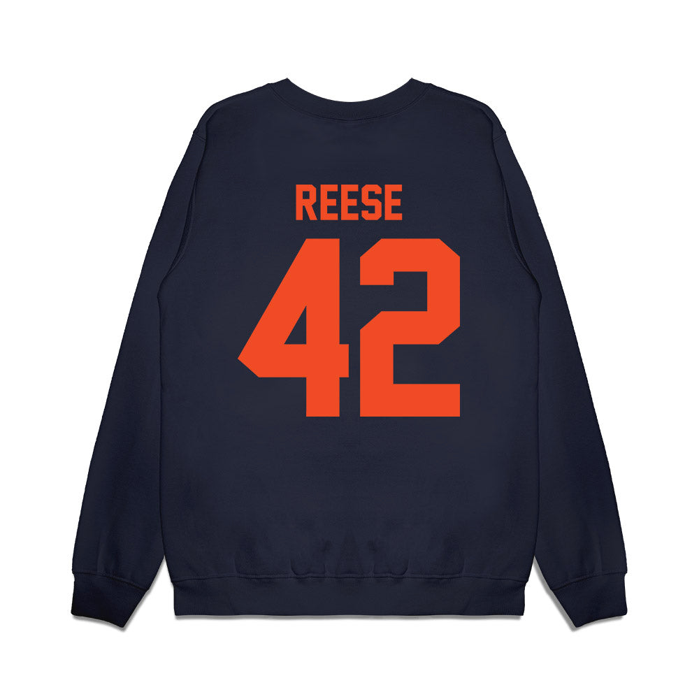 Virginia - NCAA Football : Isaiah Reese - Vintage Helmet Premium Crewneck Sweatshirt-1