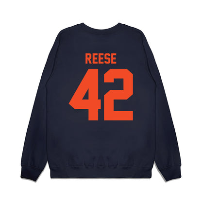 Virginia - NCAA Football : Isaiah Reese - Vintage Helmet Premium Crewneck Sweatshirt-1