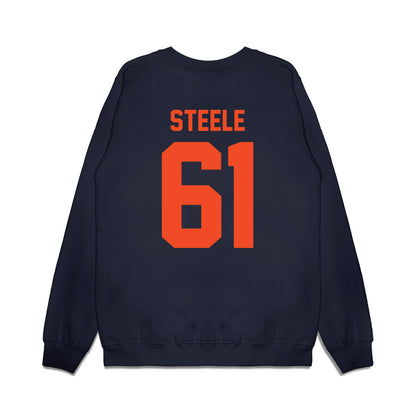 Virginia - NCAA Football : Dane Steele - Vintage Helmet Premium Crewneck Sweatshirt-1