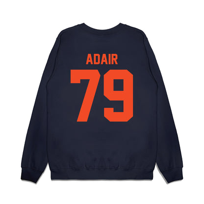 Virginia - NCAA Football : Jon Adair - Vintage Helmet Premium Crewneck Sweatshirt-1