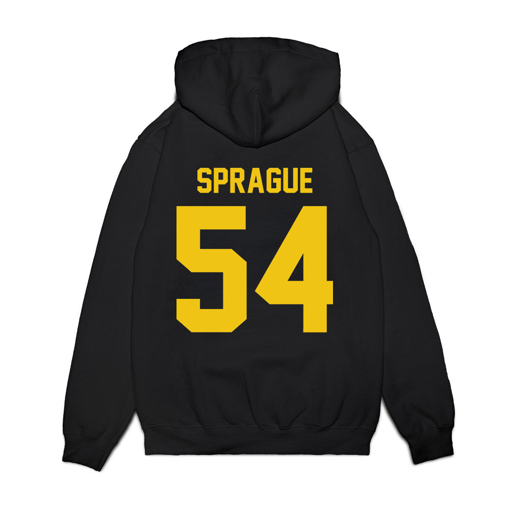 Michigan - NCAA Football : Andrew Sprague - Vintage Helmet Premium Hooded Sweatshirt-1