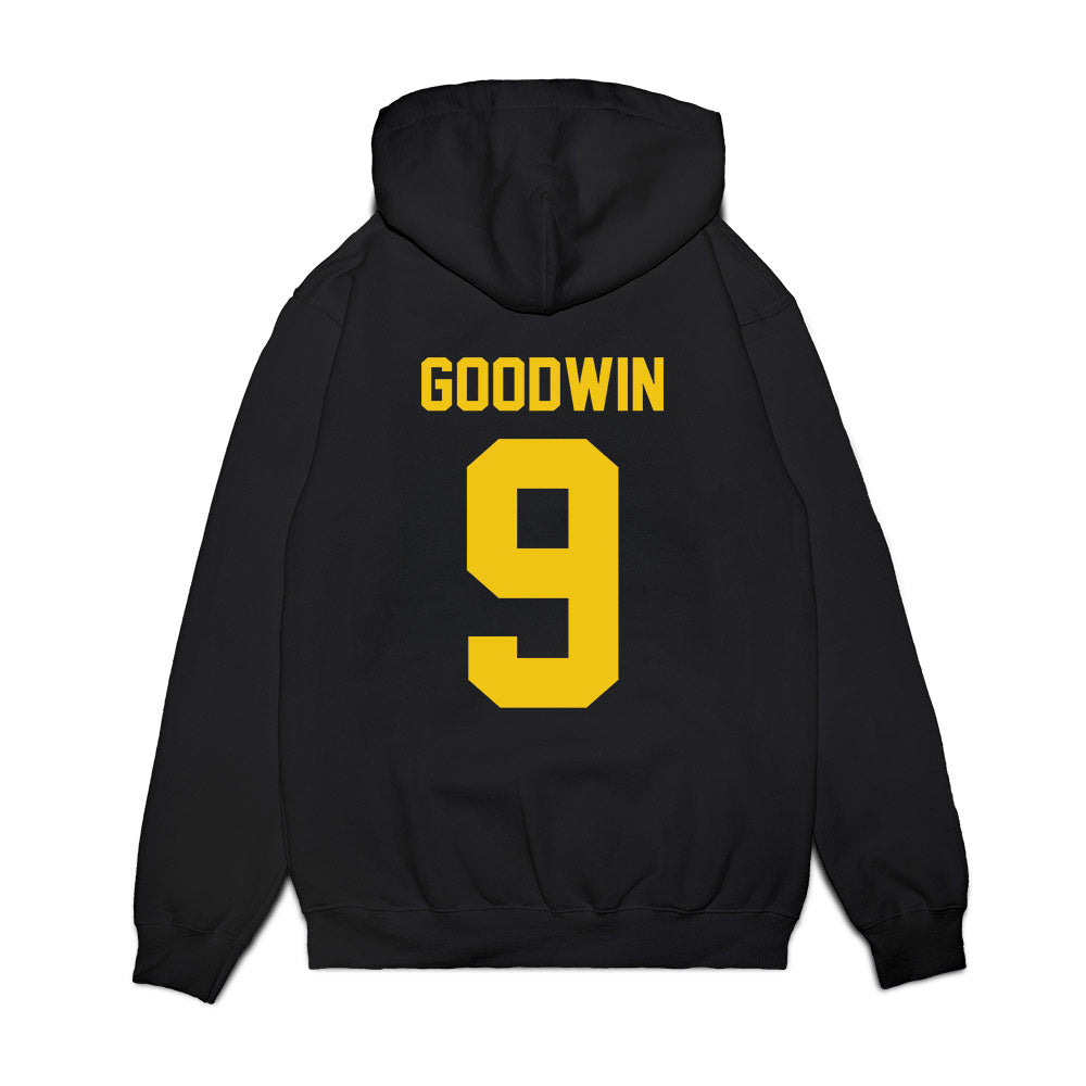 Michigan - NCAA Football : Channing Goodwin - Vintage Helmet Premium Hooded Sweatshirt-1