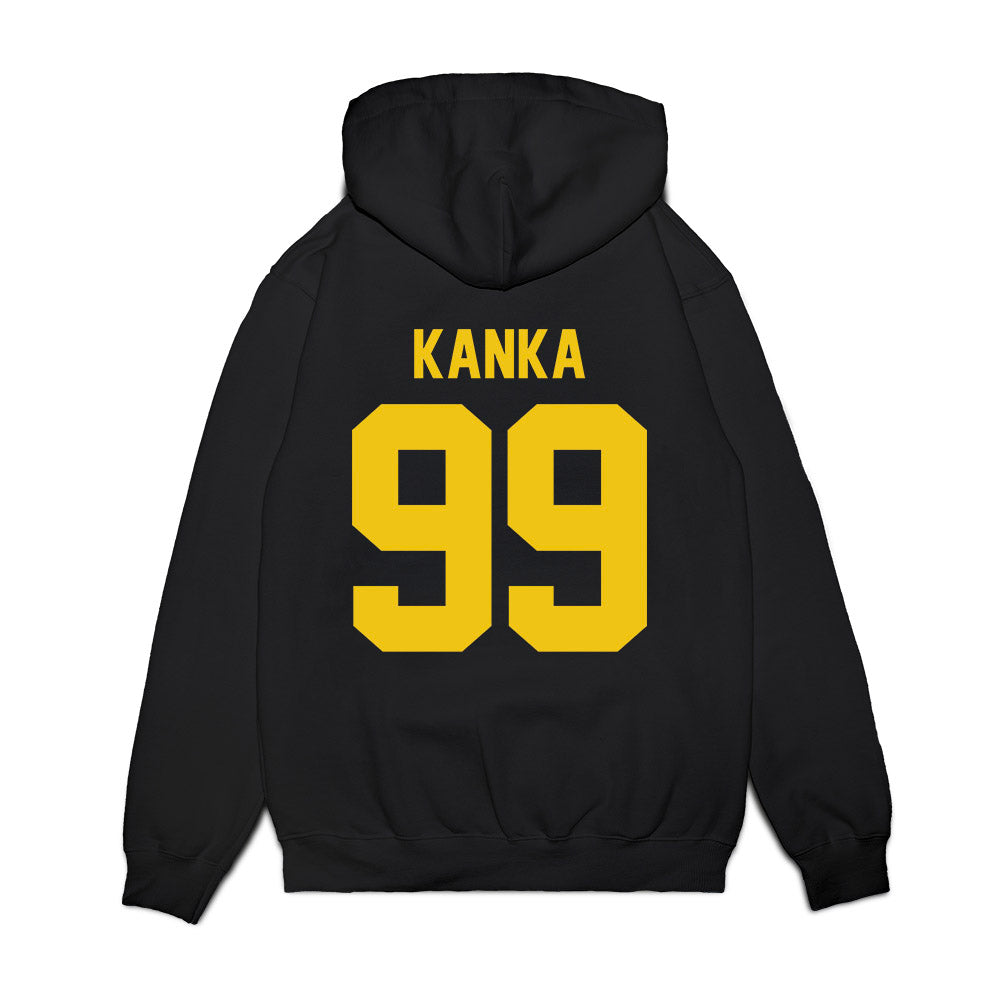 Michigan - NCAA Football : Bobby Kanka - Vintage Helmet Premium Hooded Sweatshirt-1