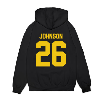 Michigan - NCAA Football : Donovan Johnson - Vintage Helmet Premium Hooded Sweatshirt-1