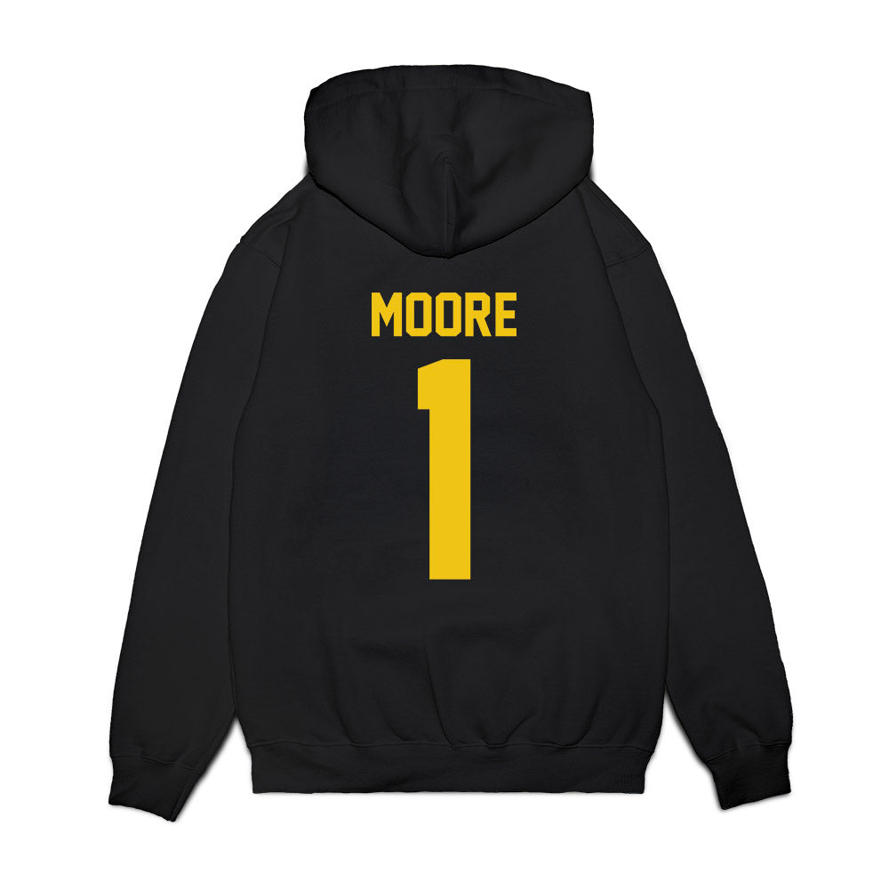 Michigan - NCAA Football : Rod Moore - Vintage Helmet Premium Hooded Sweatshirt-1