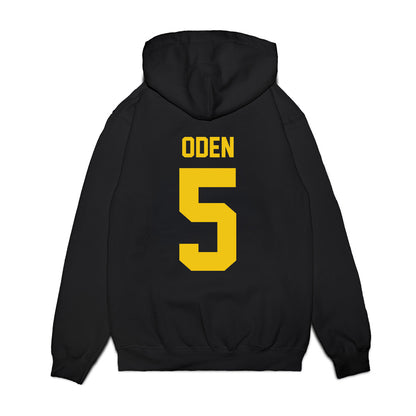 Michigan - NCAA Football : Jacob Oden - Vintage Helmet Premium Hooded Sweatshirt-1