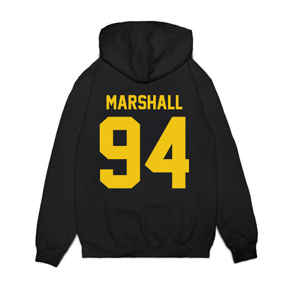 Michigan - NCAA Football : Nate Marshall - Vintage Helmet Premium Hooded Sweatshirt-1