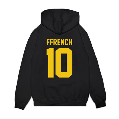 Michigan - NCAA Football : Jaime Ffrench - Vintage Helmet Premium Hooded Sweatshirt-1