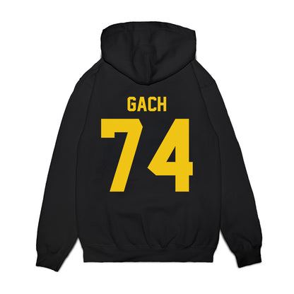 Michigan - NCAA Football : Avery Gach - Vintage Helmet Premium Hooded Sweatshirt-1