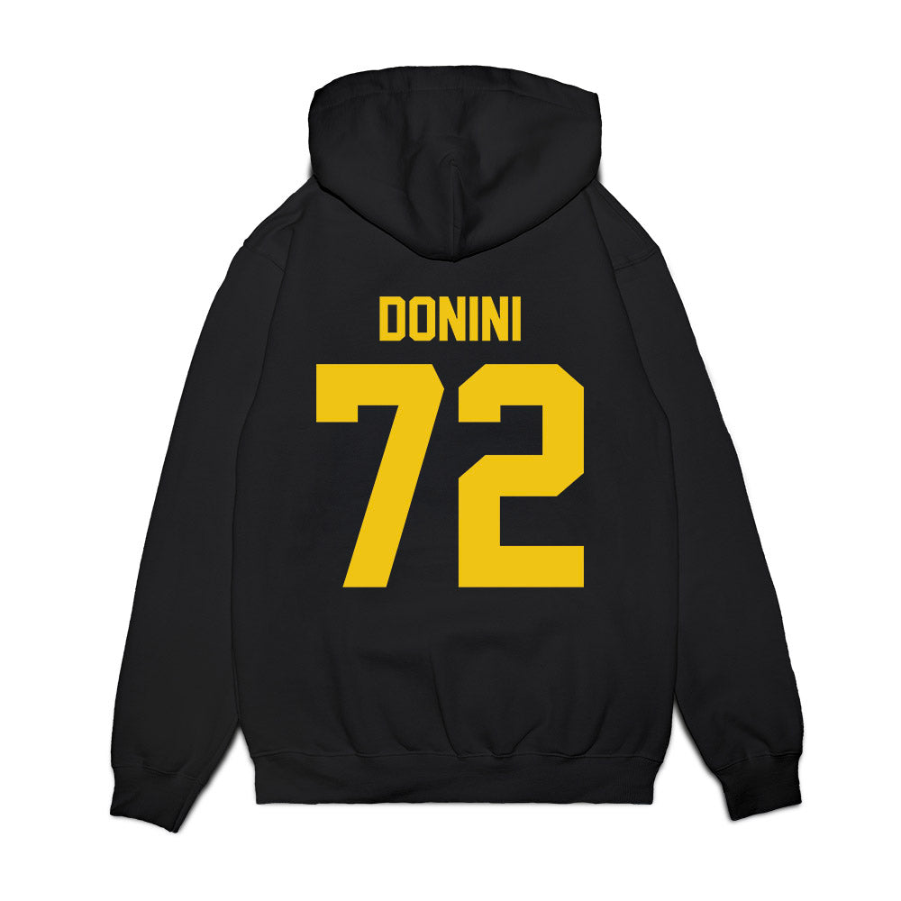 Michigan - NCAA Football : Peter Donini - Vintage Helmet Premium Hooded Sweatshirt-1