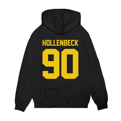 Michigan - NCAA Football : Hudson Hollenbeck - Vintage Helmet Premium Hooded Sweatshirt-1