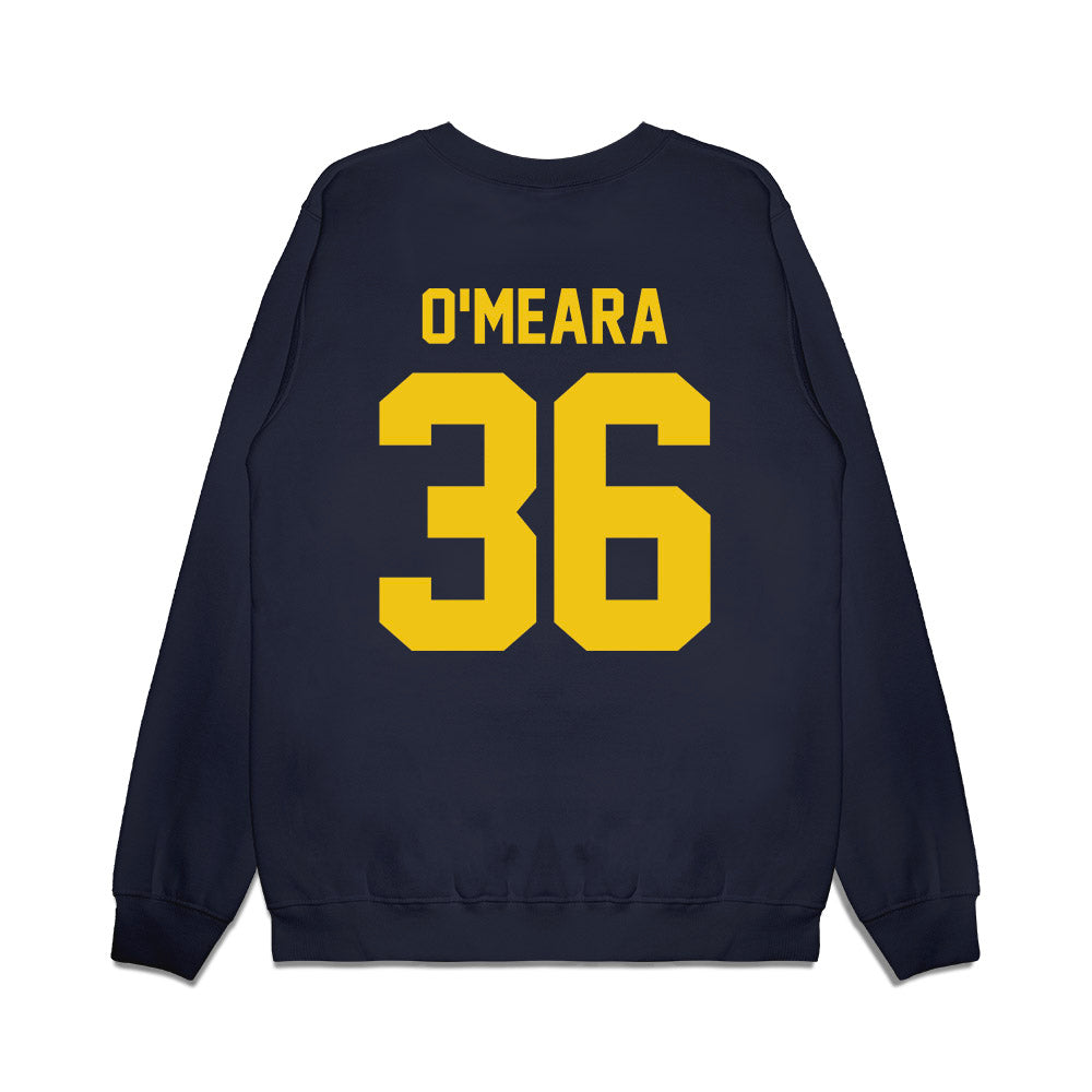 Michigan - NCAA Football : Tomas O'Meara - Vintage Helmet Premium Crewneck Sweatshirt-1