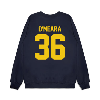 Michigan - NCAA Football : Tomas O'Meara - Vintage Helmet Premium Crewneck Sweatshirt-1