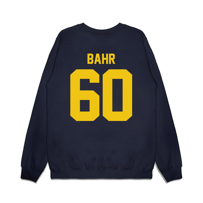 Michigan - NCAA Football : Brooks Bahr - Vintage Helmet Premium Crewneck Sweatshirt-1