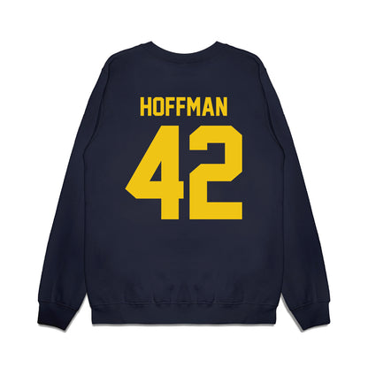 Michigan - NCAA Football : Jalen Hoffman - Vintage Helmet Premium Crewneck Sweatshirt-1