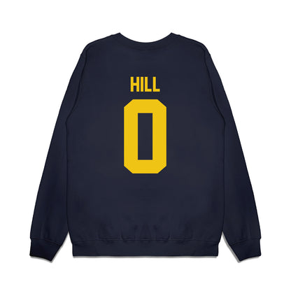 Michigan - NCAA Football : Jyaire Hill - Vintage Helmet Premium Crewneck Sweatshirt-1