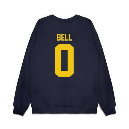 Michigan - NCAA Football : Kendrick Bell - Vintage Helmet Premium Crewneck Sweatshirt-1