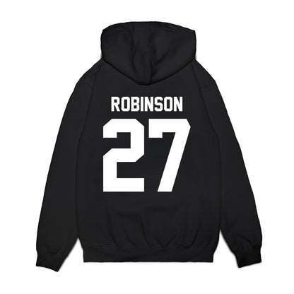 Houston - NCAA Football : Braeden Robinson - Vintage Helmet Premium Hooded Sweatshirt-1