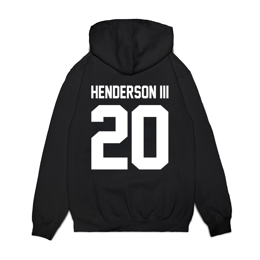 Houston - NCAA Football : James Henderson III - Vintage Helmet Premium Hooded Sweatshirt-1