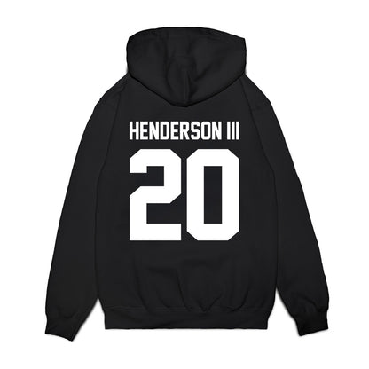 Houston - NCAA Football : James Henderson III - Vintage Helmet Premium Hooded Sweatshirt-1