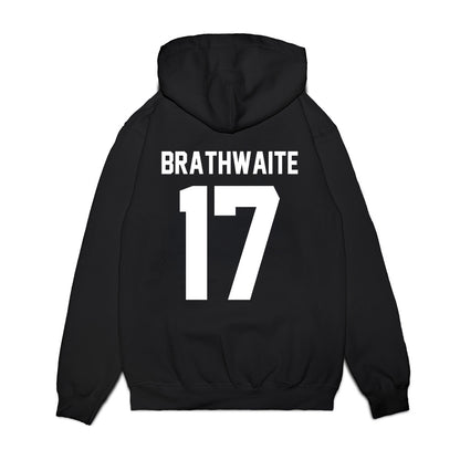 Houston - NCAA Football : Christian Brathwaite - Vintage Helmet Premium Hooded Sweatshirt-1