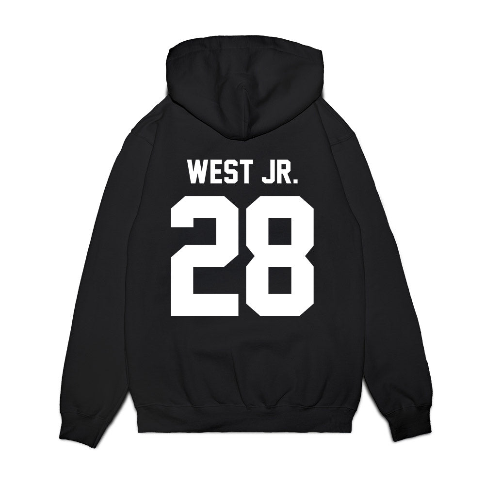 Houston - NCAA Football : Kenzy West Jr. - Vintage Helmet Premium Hooded Sweatshirt-1