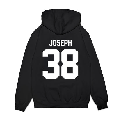 Houston - NCAA Football : Johnathan Joseph - Vintage Helmet Premium Hooded Sweatshirt-1