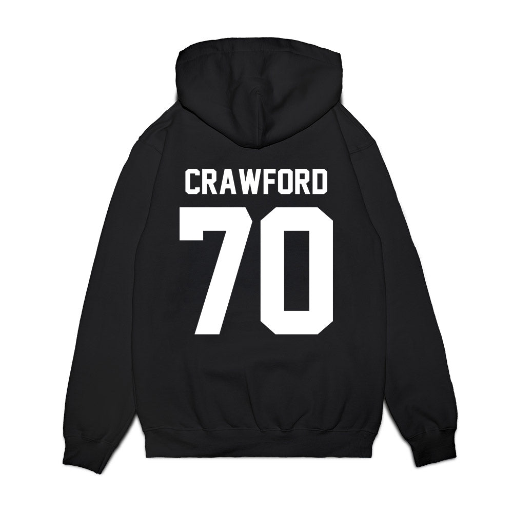 Houston - NCAA Football : Larry Crawford - Vintage Helmet Premium Hooded Sweatshirt-1