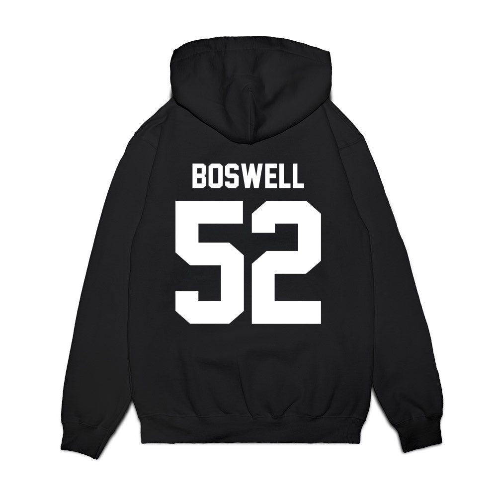 Houston - NCAA Football : Anthony Boswell - Vintage Helmet Premium Hooded Sweatshirt-1