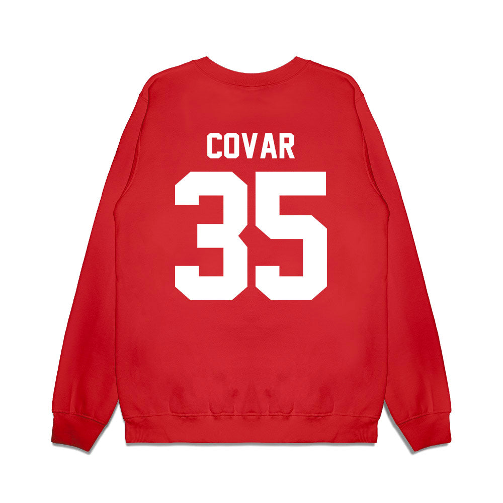 Houston - NCAA Football : Tyler Covar - Vintage Helmet Premium Crewneck Sweatshirt-1