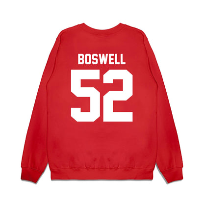 Houston - NCAA Football : Anthony Boswell - Vintage Helmet Premium Crewneck Sweatshirt-1