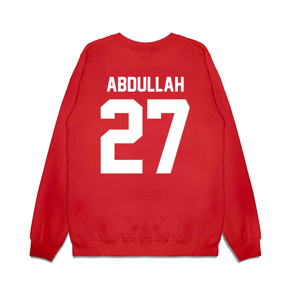 Houston - NCAA Football : Mudassir Abdullah - Vintage Helmet Premium Crewneck Sweatshirt-1
