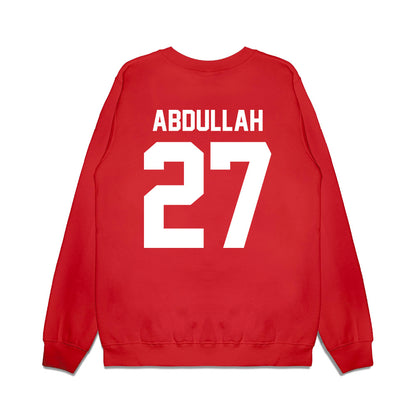 Houston - NCAA Football : Mudassir Abdullah - Vintage Helmet Premium Crewneck Sweatshirt-1