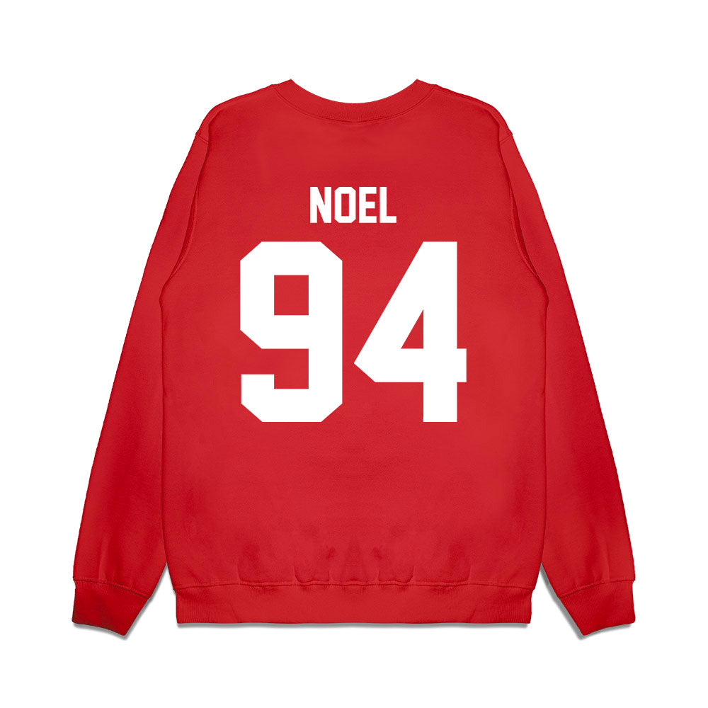 Houston - NCAA Football : Evan Noel - Vintage Helmet Premium Crewneck Sweatshirt-1