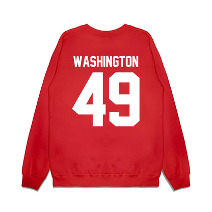 Houston - NCAA Football : Darius Washington - Vintage Helmet Premium Crewneck Sweatshirt-1