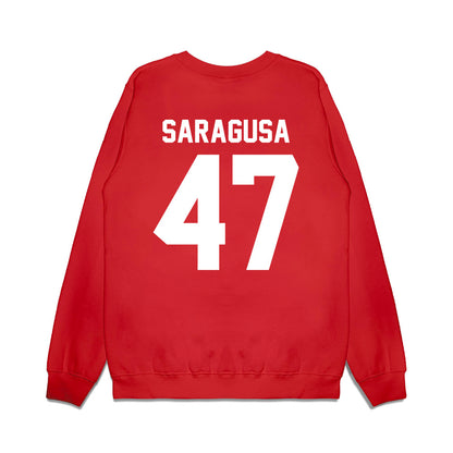 Houston - NCAA Football : Anthony Saragusa - Vintage Helmet Premium Crewneck Sweatshirt-1