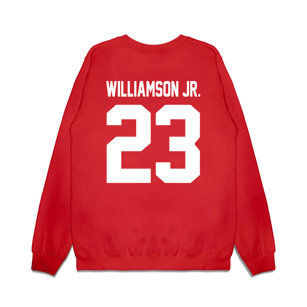 Houston - NCAA Football : Alvin Williamson Jr. - Vintage Helmet Premium Crewneck Sweatshirt-1