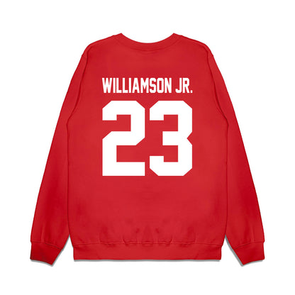 Houston - NCAA Football : Alvin Williamson Jr. - Vintage Helmet Premium Crewneck Sweatshirt-1