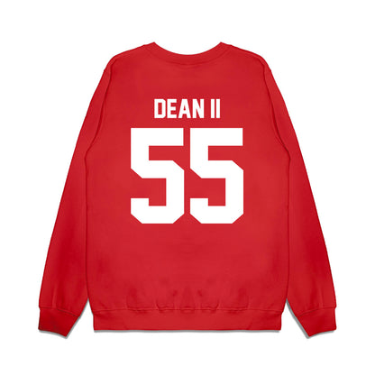 Houston - NCAA Football : Demetris Dean II - Vintage Helmet Premium Crewneck Sweatshirt-1