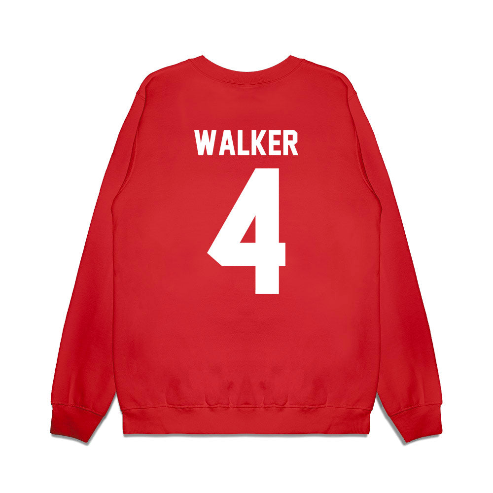 Houston - NCAA Football : Trent Walker - Vintage Helmet Premium Crewneck Sweatshirt-1