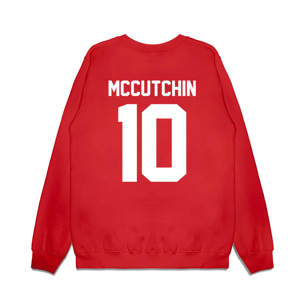 Houston - NCAA Football : Latreveon McCutchin - Vintage Helmet Premium Crewneck Sweatshirt-1