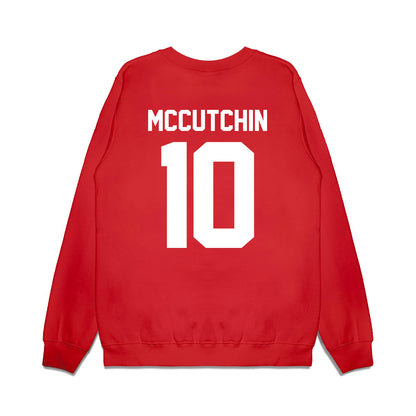 Houston - NCAA Football : Latreveon McCutchin - Vintage Helmet Premium Crewneck Sweatshirt-1