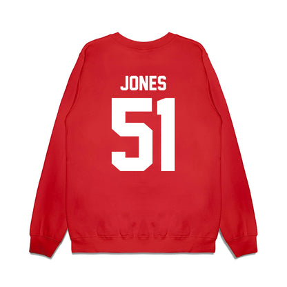 Houston - NCAA Football : Hunter Jones - Vintage Helmet Premium Crewneck Sweatshirt-1