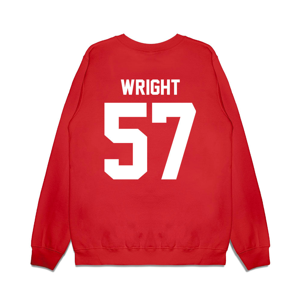 Houston - NCAA Football : Hayden Wright - Vintage Helmet Premium Crewneck Sweatshirt-1
