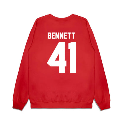 Houston - NCAA Football : Thompson Bennett - Vintage Helmet Premium Crewneck Sweatshirt-1