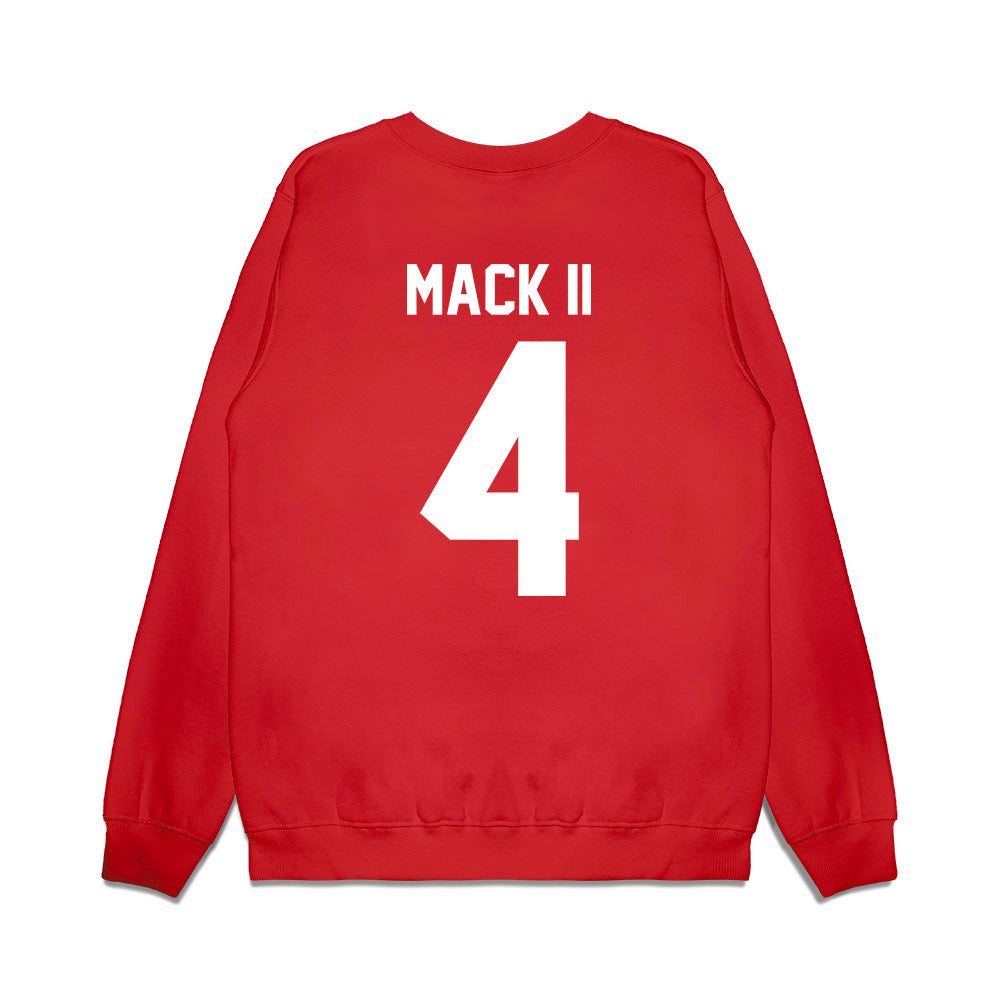 Houston - NCAA Football : Brandon Mack II - Vintage Helmet Premium Crewneck Sweatshirt-1